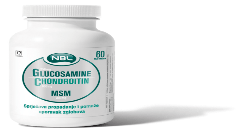 Nbl Glucosamine Chondroitin Msm 750mg+600mg+300mg 60 Tableta