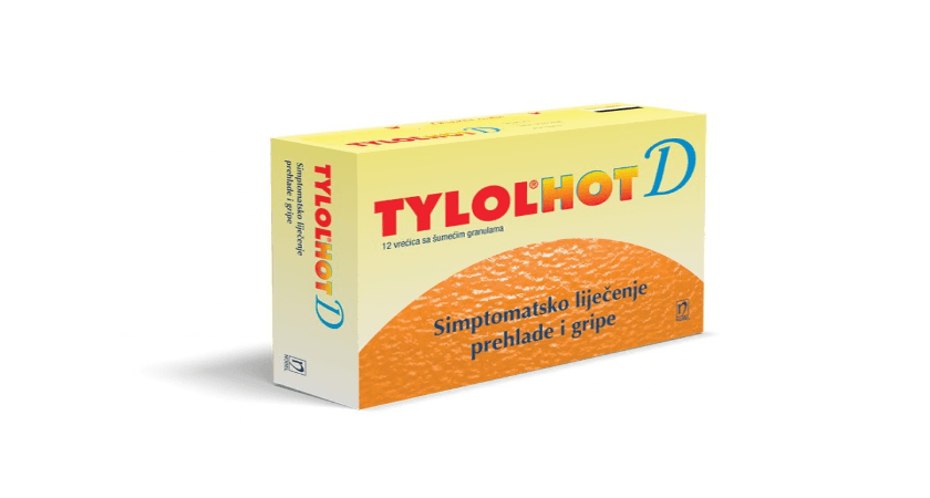 Tylol Hot-D Oralni Prašak 60mg+500mg+4mg 12 Kesica