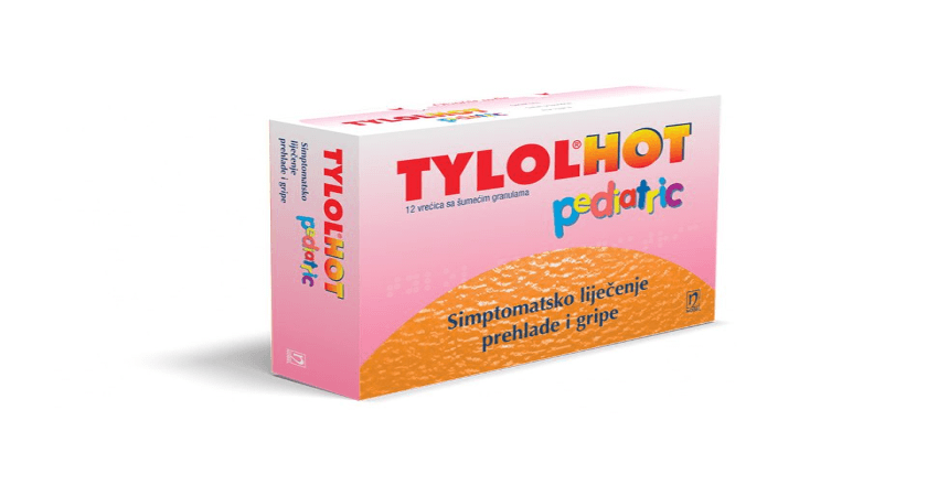 Tylol Hot Pediatric Oralni Prašak 30mg+250mg+2mg 12 Kesica